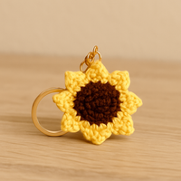 Sunflower Keychain